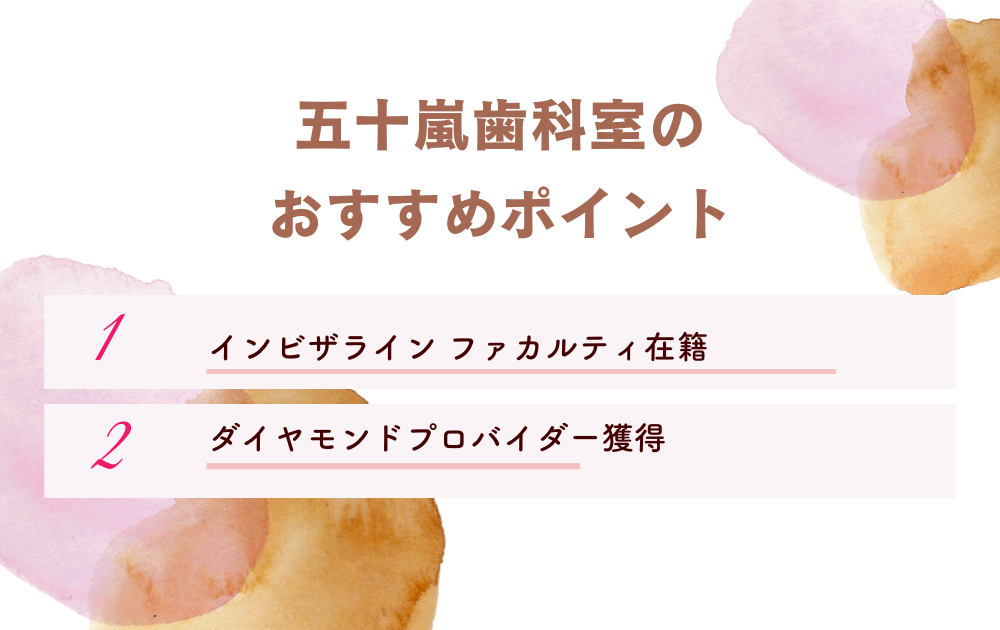 五十嵐歯科室ポイント