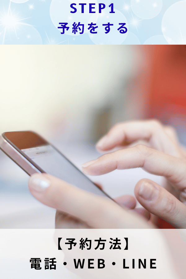 ステップ1：予約をする