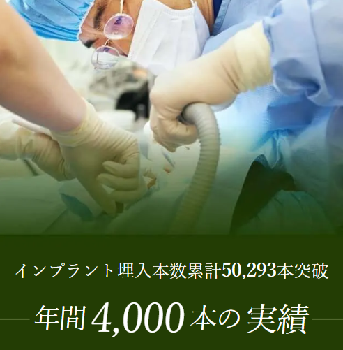 きぬた歯科のインプラント