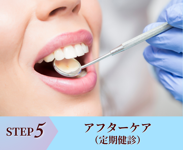 STEP5.アフターケア（定期健診）