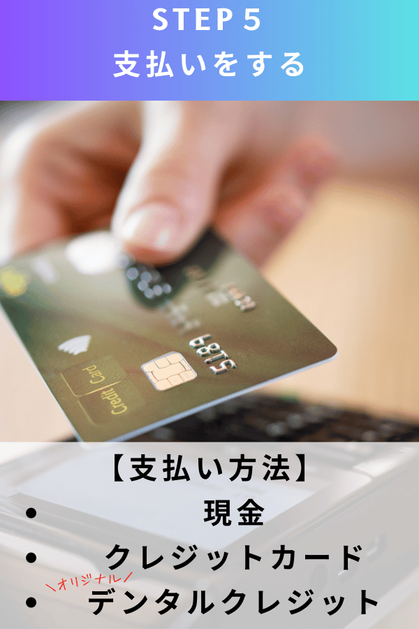 ステップ5：支払いをする