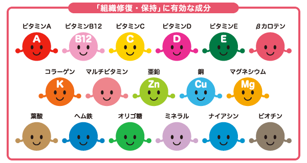 《組織修復・保持》に有効な成分