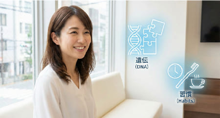 歯並びの原因と予防法を解説するイメージ画像