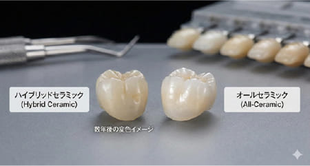 「ハイブリッドセラミック」にご注意ください
